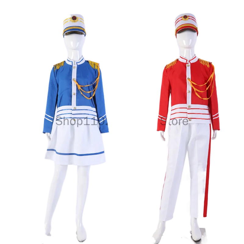 New Kids Guard of honor batterista Cosplay Costume ragazze ragazzi British Royal Guard Prince Guard Uniform Marching Band Dress Up