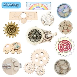 Kid Activity Busy Board Diy Puzzle Toy Accessories Egg Light Timer Switchs Children Puzzle Toy Boys Montessoris Learning Skills