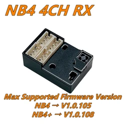 GT55Racing FLYSKY NB4 NANO 4CH TOWER ANTENNA RECEIVER DSK-250 Third-Party Receiver – Max Firmware Support: NB4 V1.0.105/NB4+ V