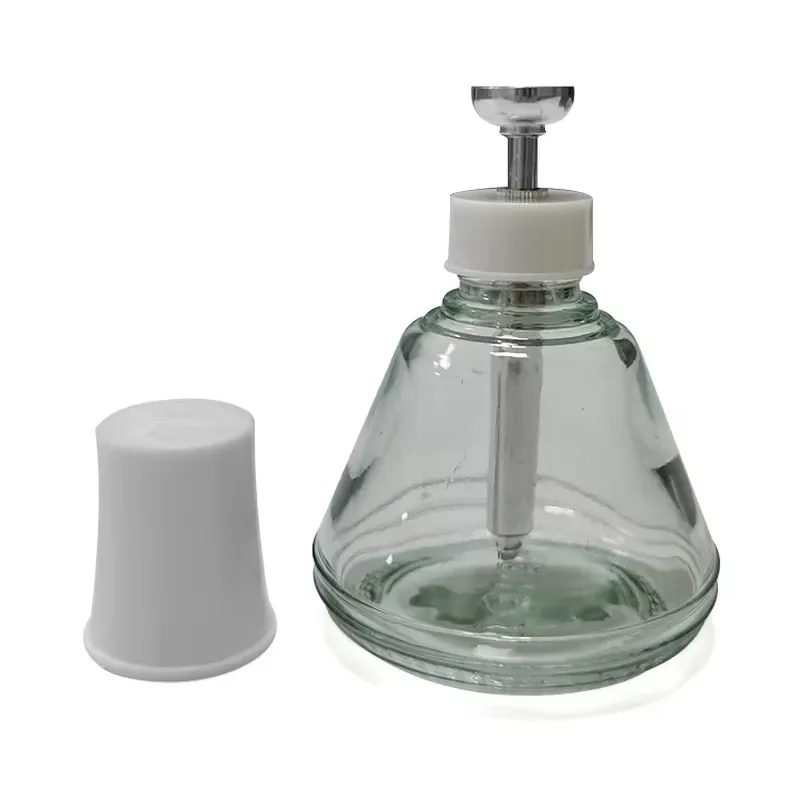 Hot saleALLESD  Metal Pump ESD Packaging Materials Glass Solvent Dispenser Bottle Size 180ML