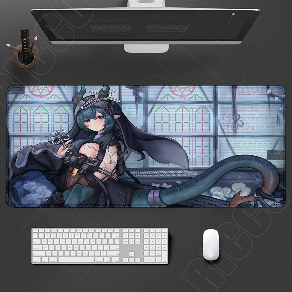 HD XXL Game Arknights Endfield Xaihi Mauspad mit schneller Reaktionszeit, rutschfeste Gummi-Gamer-Computermatten, Schreibtischunterlage, Laptop-Bürounterlage – Detail 15