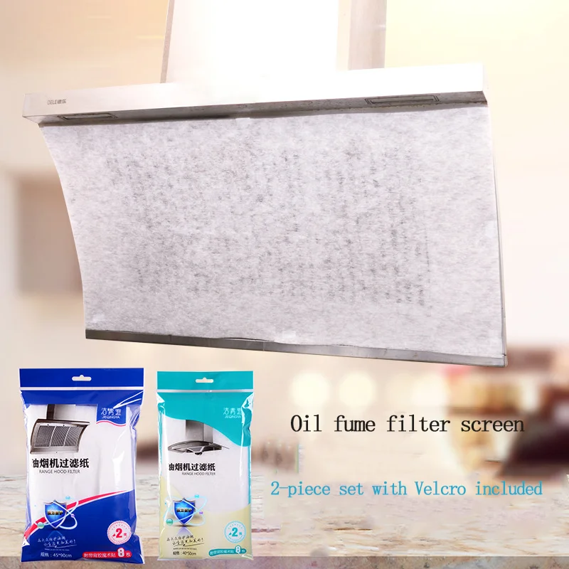 Disposable Oil Proof Oil Fume Paper Range Hood Filter Screen Oil Proof Sticker Oil Suction Paper Household Oil Fume Pap