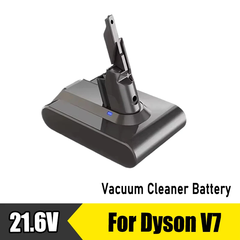For Dyson V7 vacuum cleaner battery replacement, 21.6V lithium battery, multiple capacity options, fast charging speed