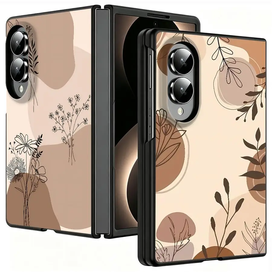 Phone Cover Case for Samsung Galaxy ZFold8 ZFold Wide Z Fold 8 Fold8 Minimalist Plant Line Drawing