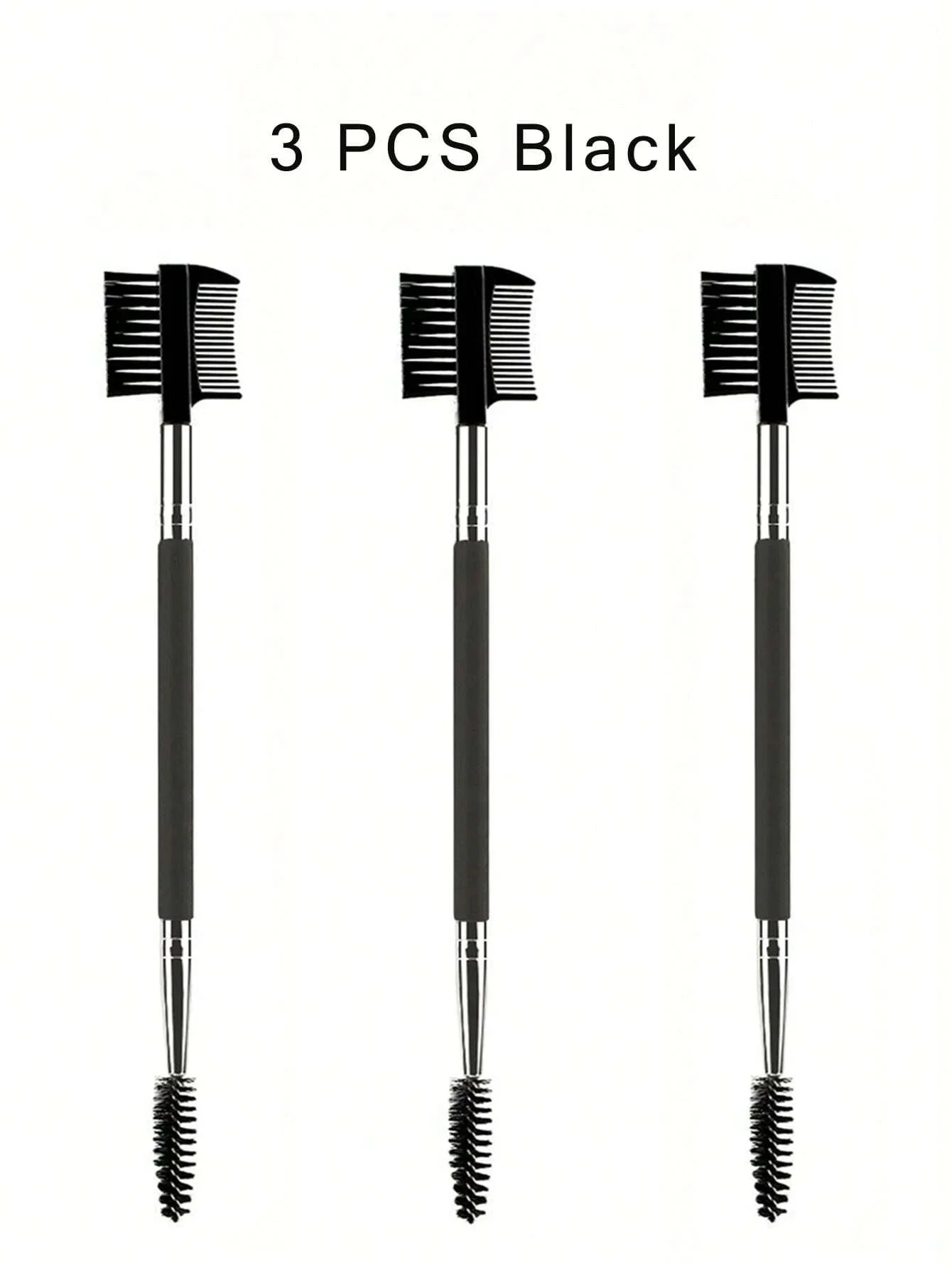 1/2/5PCS 3 Testa Sopracciglio Ciglia Shaper Doppia Testa Pennello Trucco Strumento di Toelettatura Cosmetico Con 3 Diversi Spazzole Spoolie