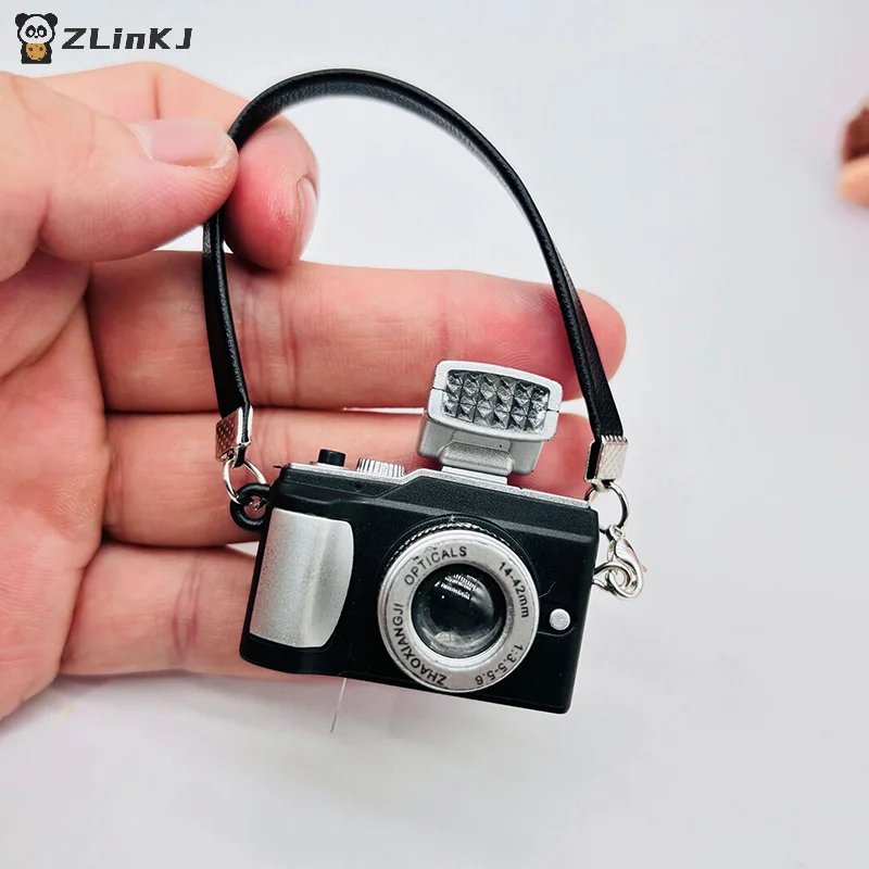 ▶ 1PCS 인형의 집 미니어처 디지털 SLR 카메라 모델 인형 액세서리