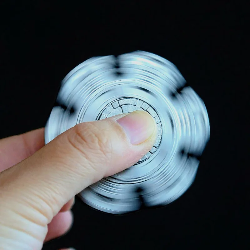 새로운 EDC 협업 스테인리스 스틸 피젯 스피너 데스크탑 스트레스 해소 장난감