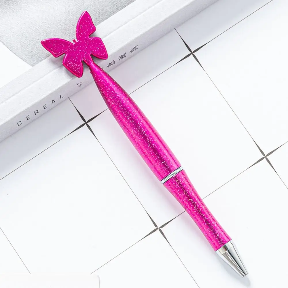 Advertising Gift Cartoon Butterfly Plastic Pen Cute Unique Ballpoint Pen Multifunction Writing Smoothly Signature Pen Student