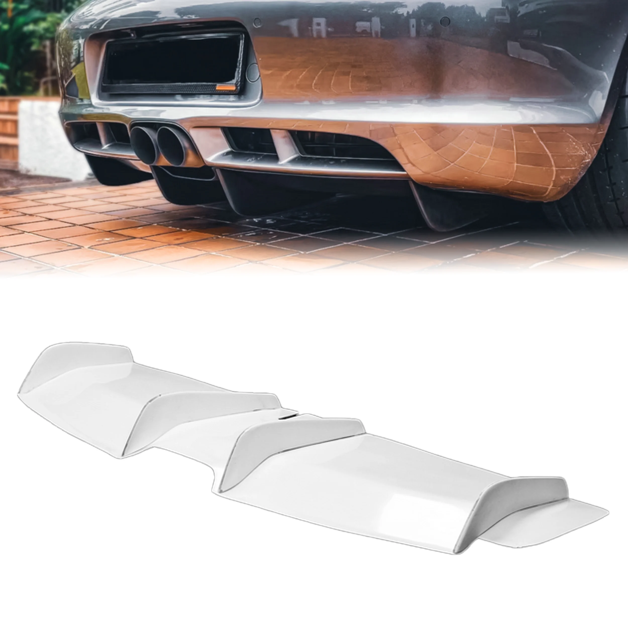 

Для PORSCHE BOXSTER & CAYMAN 987 GT задний диффузор с щитком подвесной панели 2008-2012 модели EPA Design