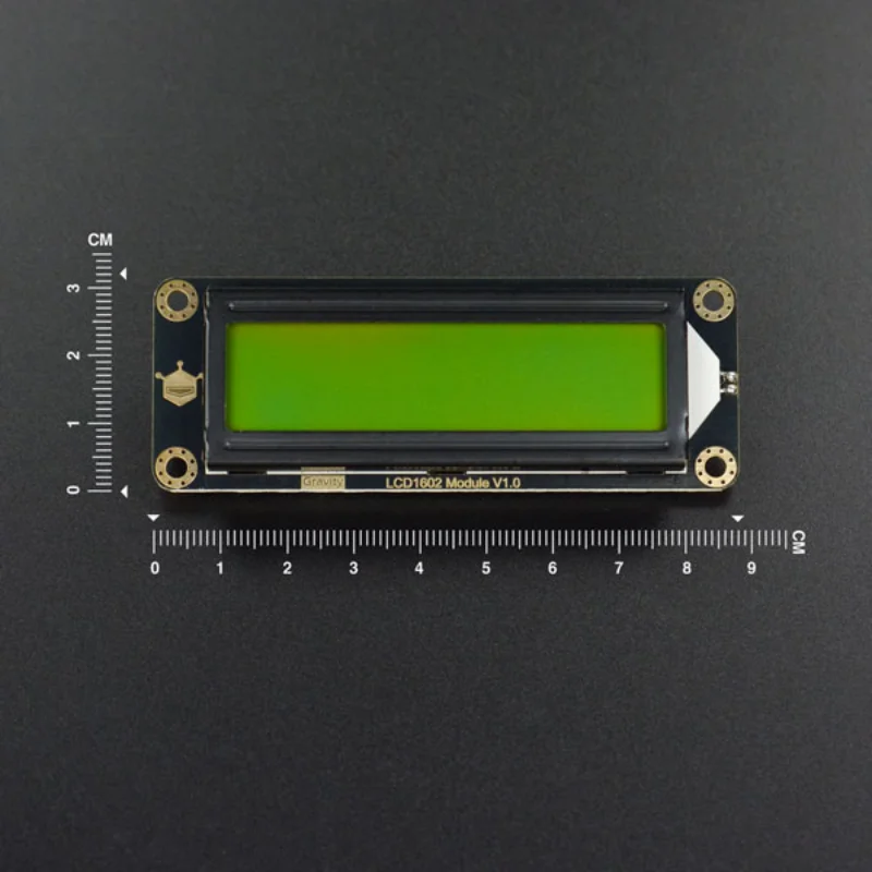 Gravidade: I2c Lcd1602 LCD (fundo verde)