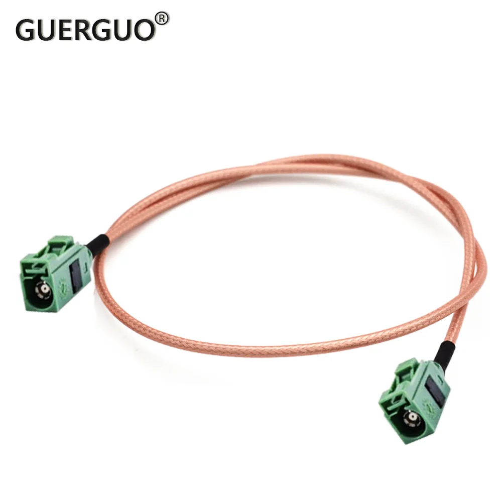 Fakra E Male to FAKRA E Female 90 Degrees Connector  Antenna Extension RF Coaxial RG316 Cable for Car Remote Control Key