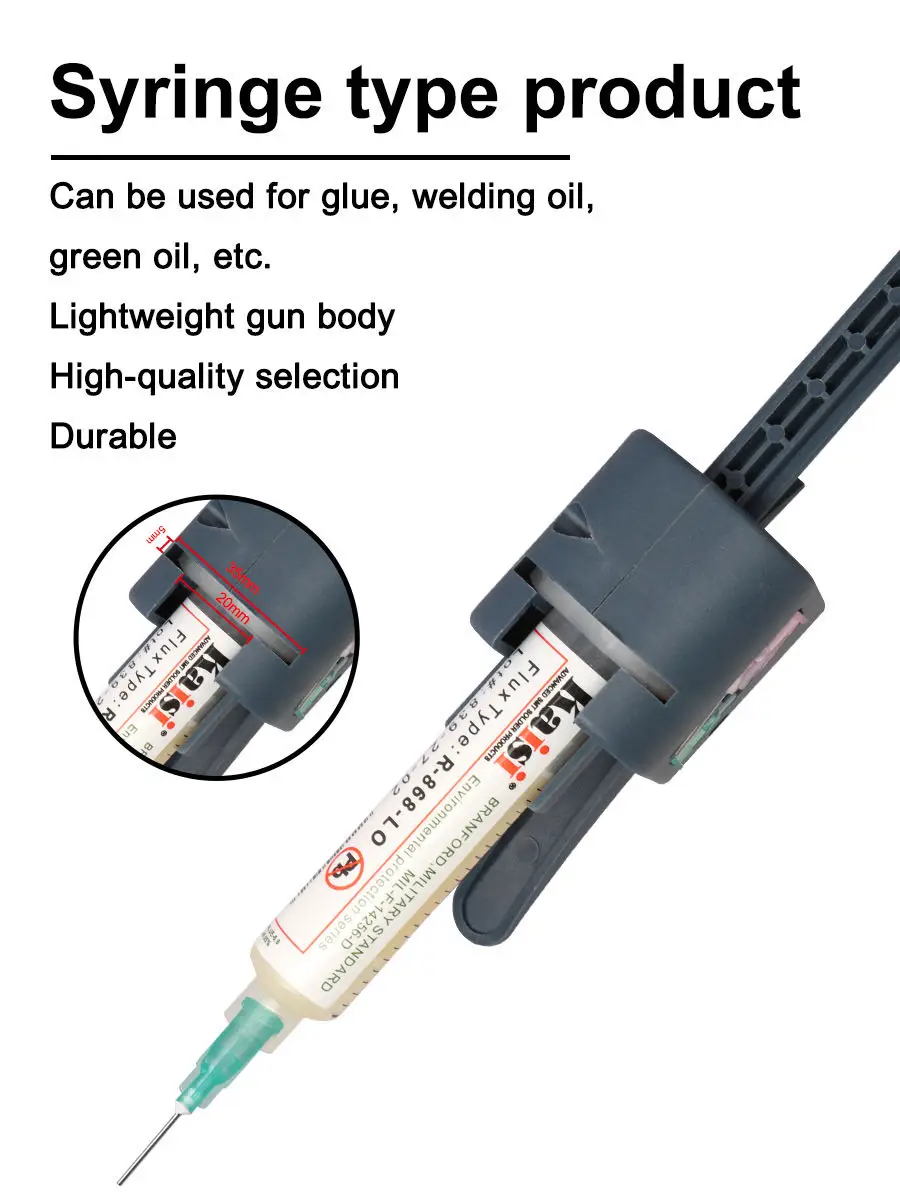 Kaisi K-2208 10cc fluxo de óleo de soldagem impulsiona putter impulsionador de óleo de soldagem para placa de circuito acessórios de solda ferramentas
