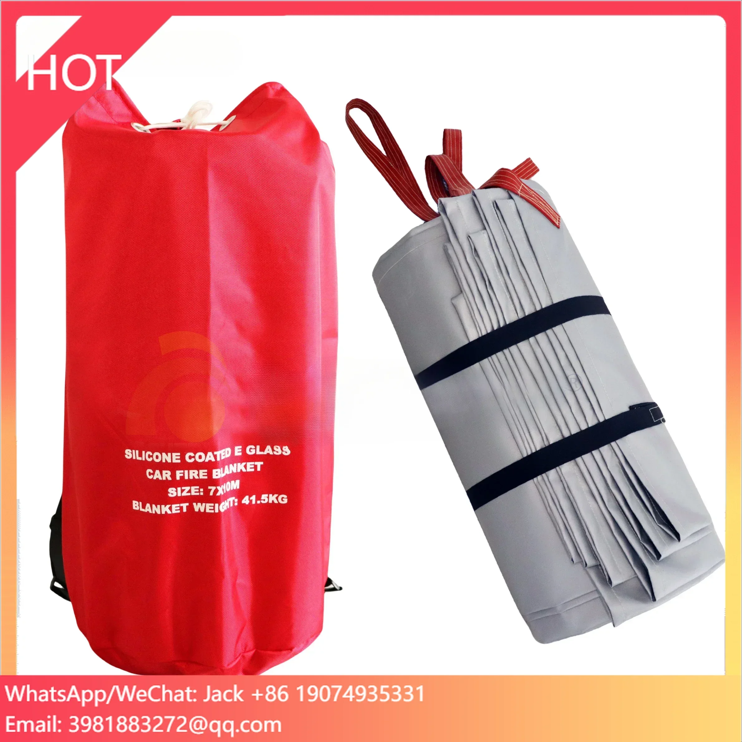

Professional 20ft X 30ft Car Fireproofing Cloth Fire Blanket Car for Extinguisher Vehicle Fires