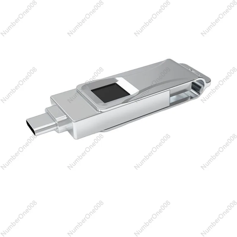

USB-флешка с отпечатками пальцев, высокоскоростной металлический мобильный телефон и компьютер двойного назначения, USB-флешка с отпечатками пальцев.