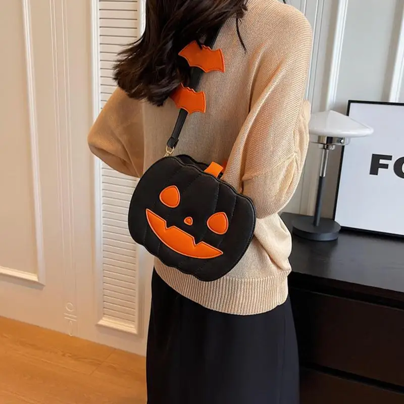 Sac à main en forme de Aliments en cuir PU, sac à bandoulière grande capacité, sac à main Halloween