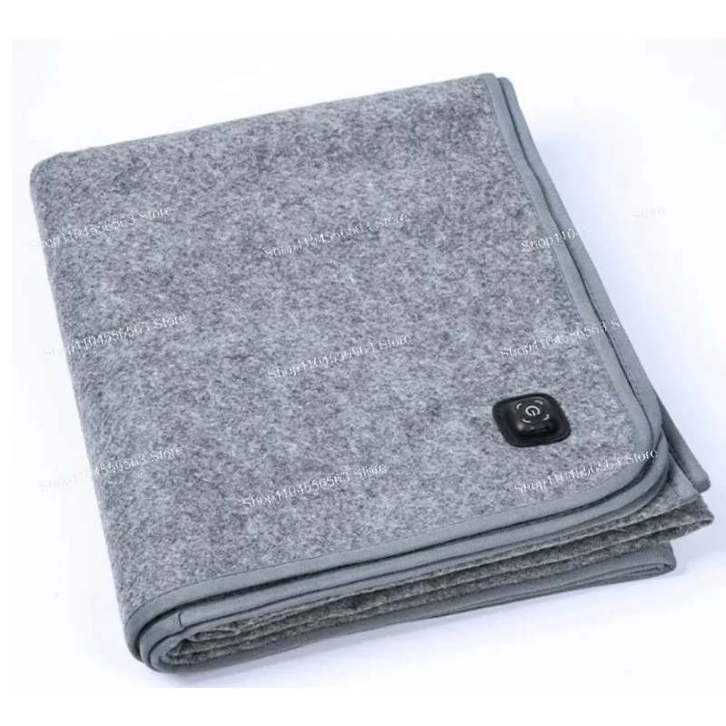 5V Safe USB Electric Blanket, Portable Heating Pad for Single/Double Use, Energy Efficient with Power Controller