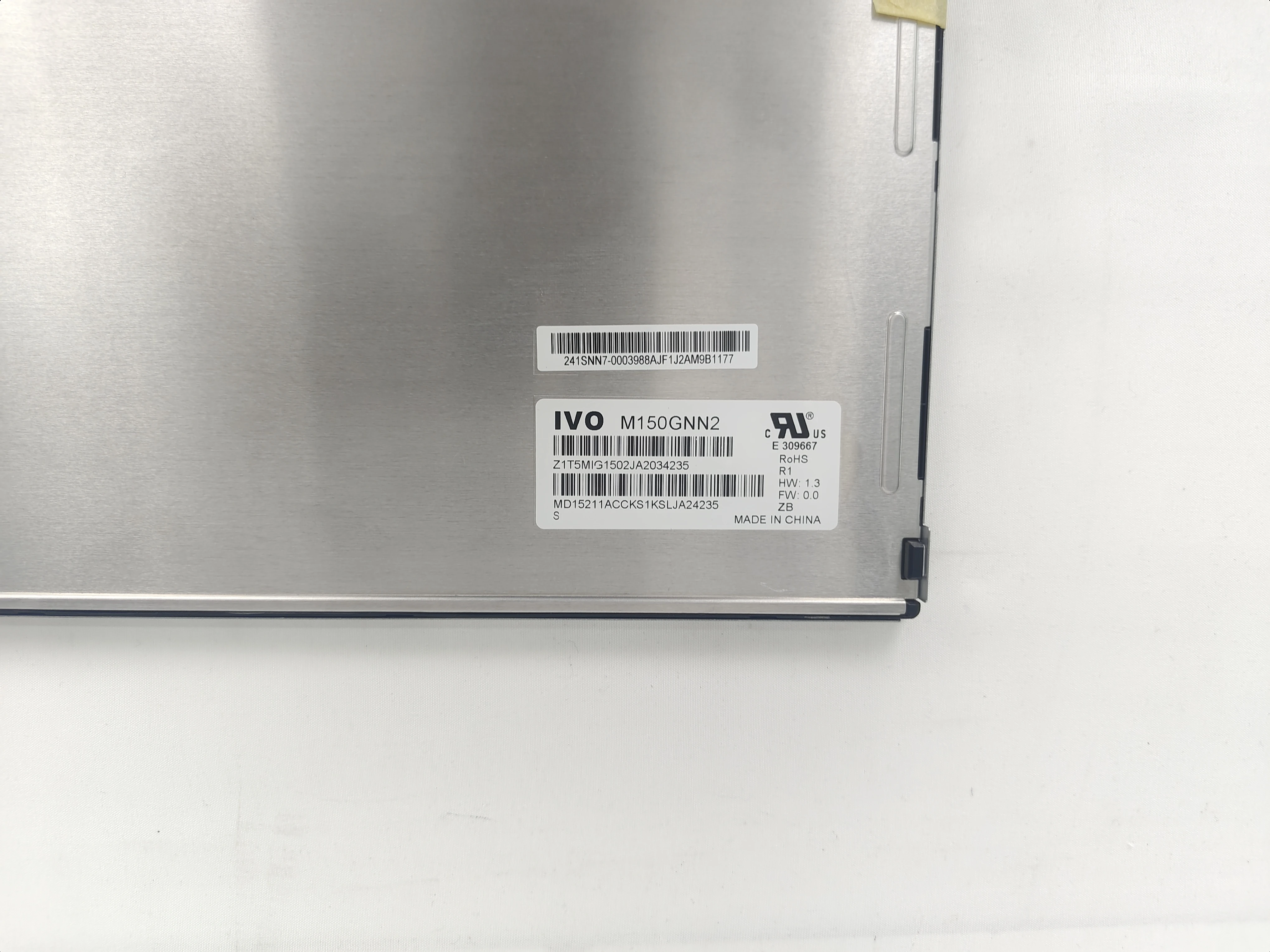 M150GNN2 R1 15 Polegadas 20 Pinos LVDS WLED TFT Módulo de Exibição LCD Categoria de Produto Monitores LCD