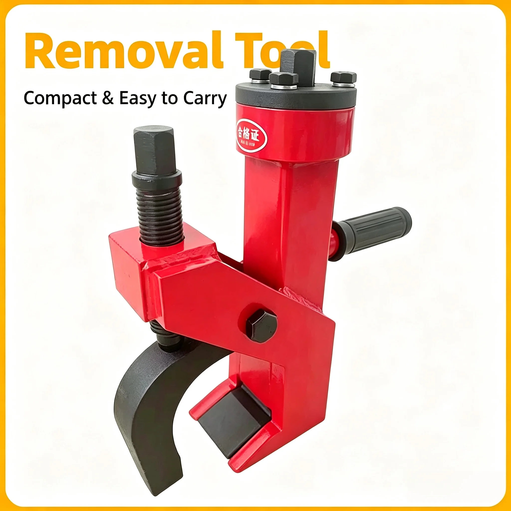 Hand‑Held Mobile Tire Demount Device, Portable Tire Bead Breaker, Practical Tire Remover for Vehicle Tire Disassembly Work