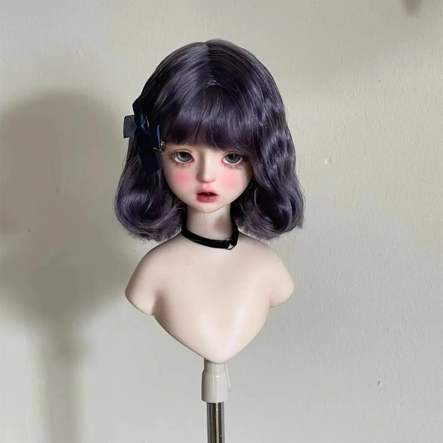 

Doll hair doll wig bjd wig 1/4 mohair wig doll short hair free shipping​