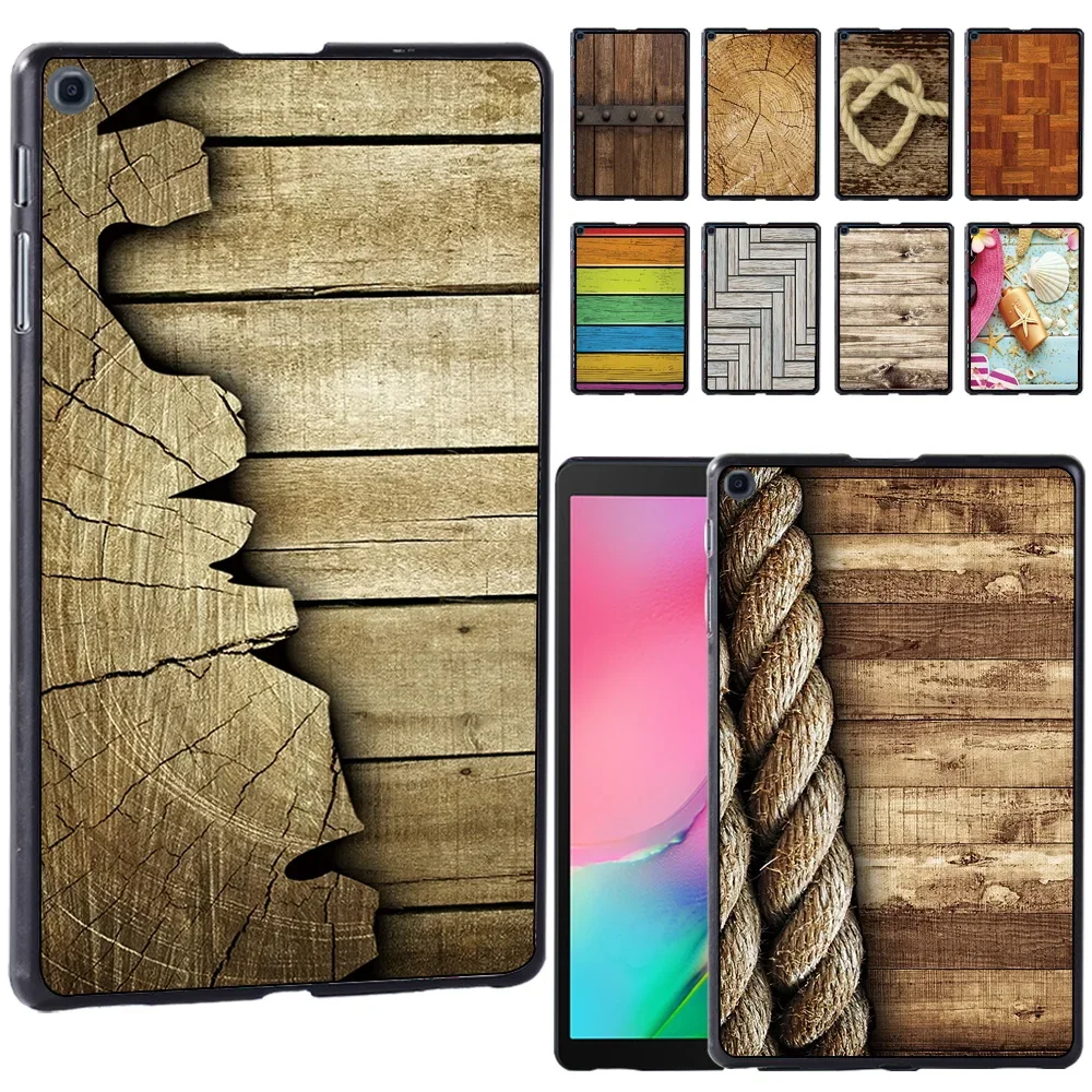 

Durable Case for Samsung Galaxy A7 Lite T220 8.7" Tab S4 S6 S5e S6 Lite S7 A 8.0 T290 A7 10.4 T500 Wood & 3D Theme Tablet Cover