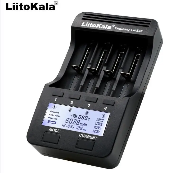 New Liitokala lii500 Smart Universal LCD LI-ion NiMh AA AAA 10440 14500 16340 17335 17500 18490 17670 18650 Battery Charger