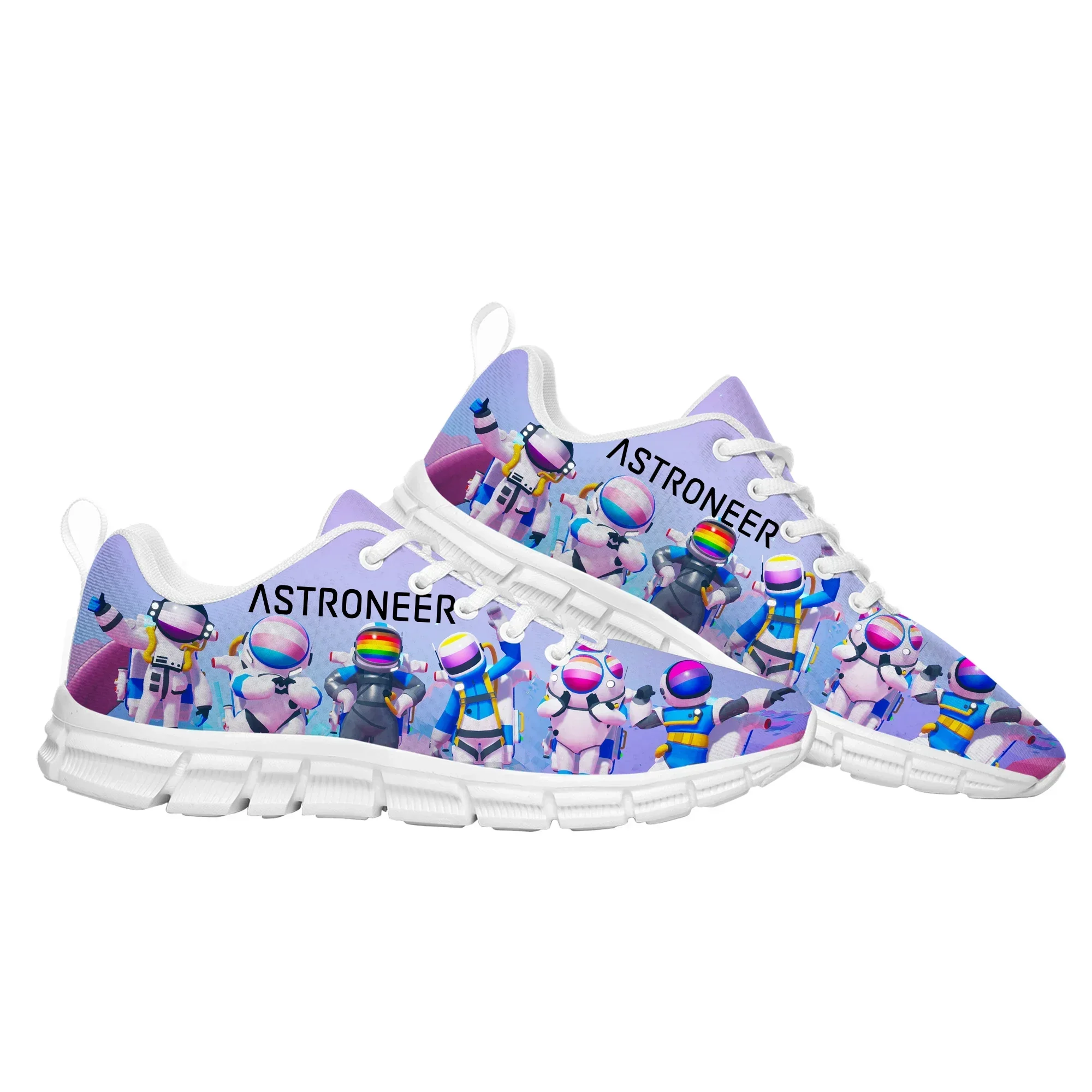 

Astroneer Sports Custom Shoes Cartoon Game Mens Womens Fashion Sneaker Tailor Made Couple Built Shoes