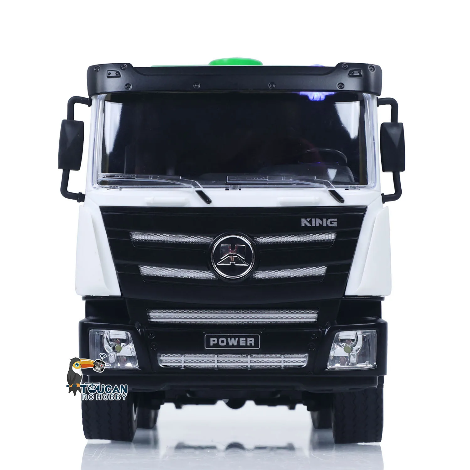 

1557 HUINA 1/18 RC Concrete Car Ready to Run Electric 2.4GHz 9CH RC Mixer Truck Model Tractor Toy Kids Gift