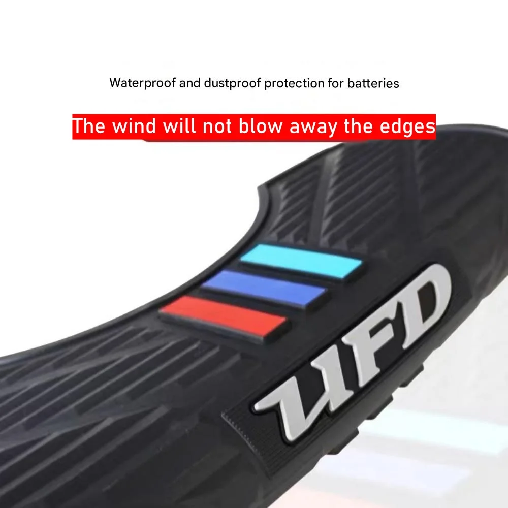 FOR HAOJUE UFD125 Custom Motorcycle Foot Mat Thickened 3D Texture Integrally Formed Rubber Footpad Waterproof And Anti-Slip