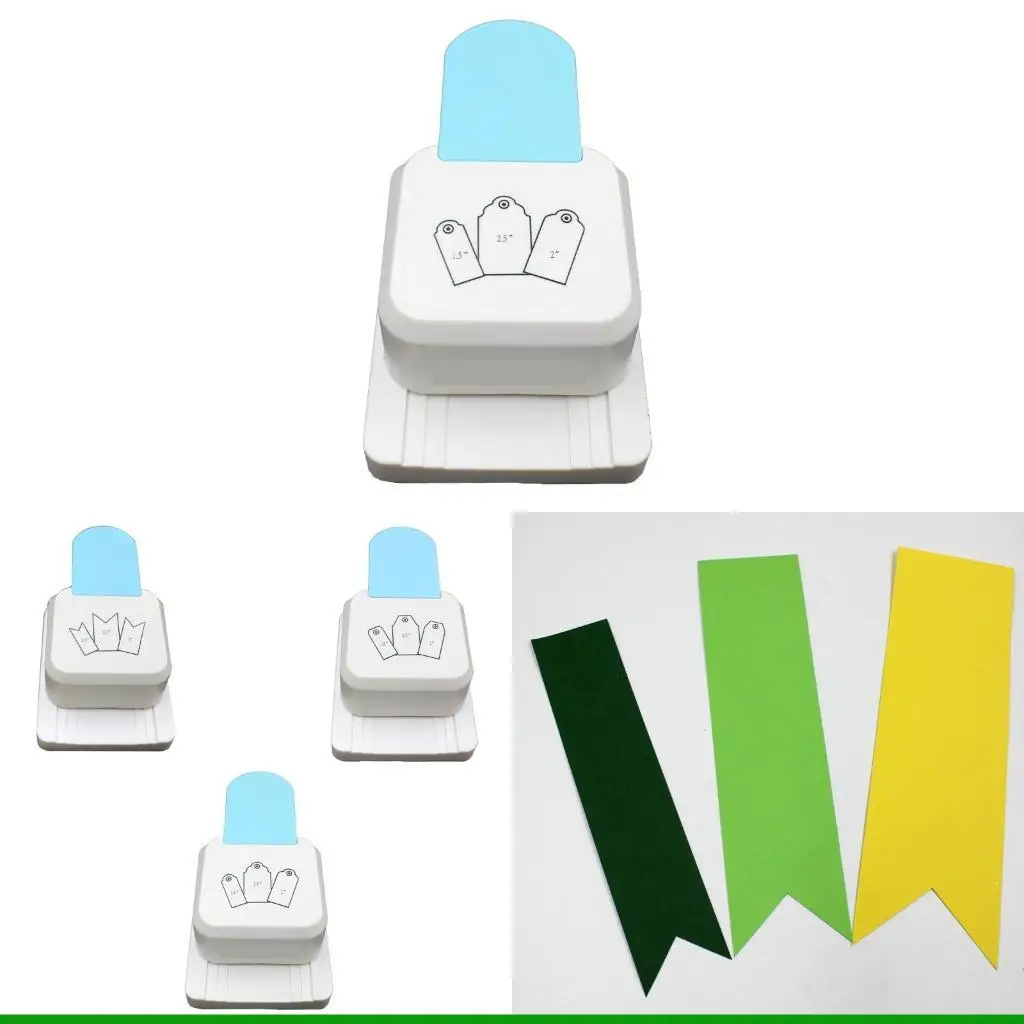 

Дырокол для бумажных бирок 3 в 1, 1,5 дюйма, 2 дюйма, 2,5 дюйма, 3-сторонний угловой резак для изготовления ламината из бумаги, проектов «сделай сам», фоторезак для изготовления карточек