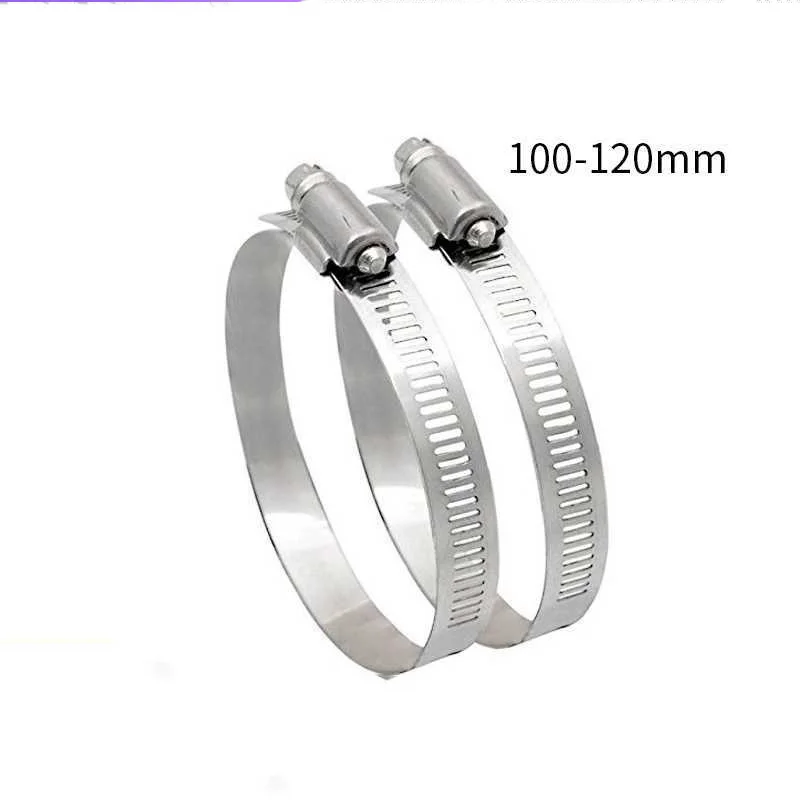 Dust Collector Accessories, Stainless Steel Hose Clamps, Exhaust Duct Fittings, Fasteners, Duct Pipe Buckles, Vacuum Cleaner Par
