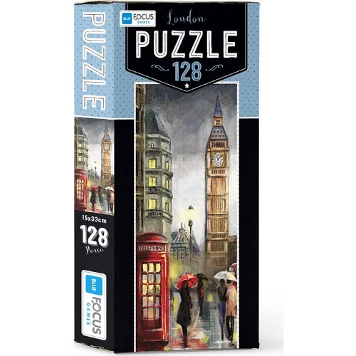 Blauw Focus 128 Stuk Puzzel Londen