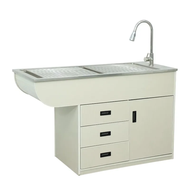 2026 Veterinary Surgery Table Dry Frame Pet Animal Disposal Table Veterinary Examination Table for Animal Care and Supplies