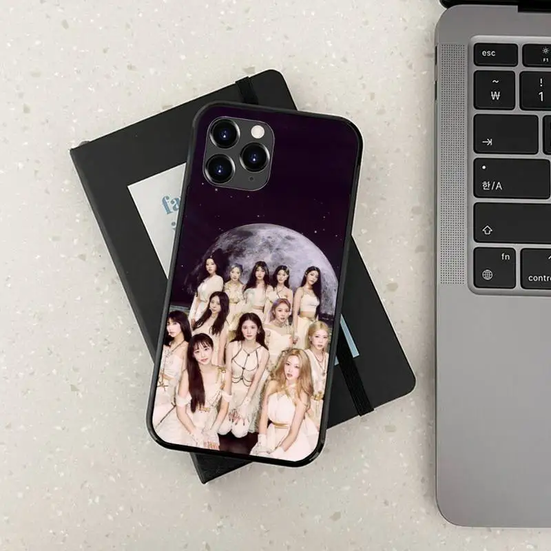 Custodia per telefono kpop L-LOONA per iPhone 11 12 13 Mini 13 14 Pro XS Max X 8 7 Plus SE XR Shell