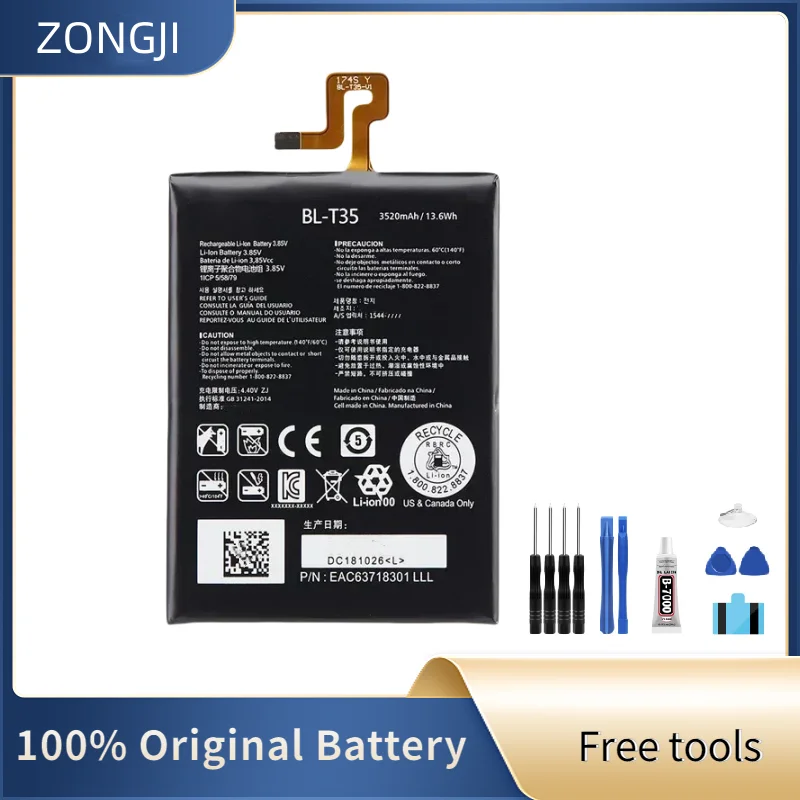 

Новый аккумулятор BL-T35 3520 мАч Сменный аккумулятор для LG Google2 Google 2 Pixel 2 XL Pixel2 BL T35 BLT35 Аккумуляторы для мобильных телефонов
