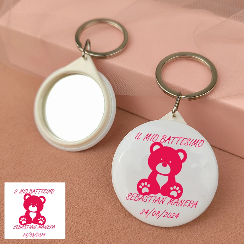 Personalized Mirror Refrigerator Magnets Wedding Gifts for Guests Keychain Beer Opener Engagement Favor Custom Photo Souvenir