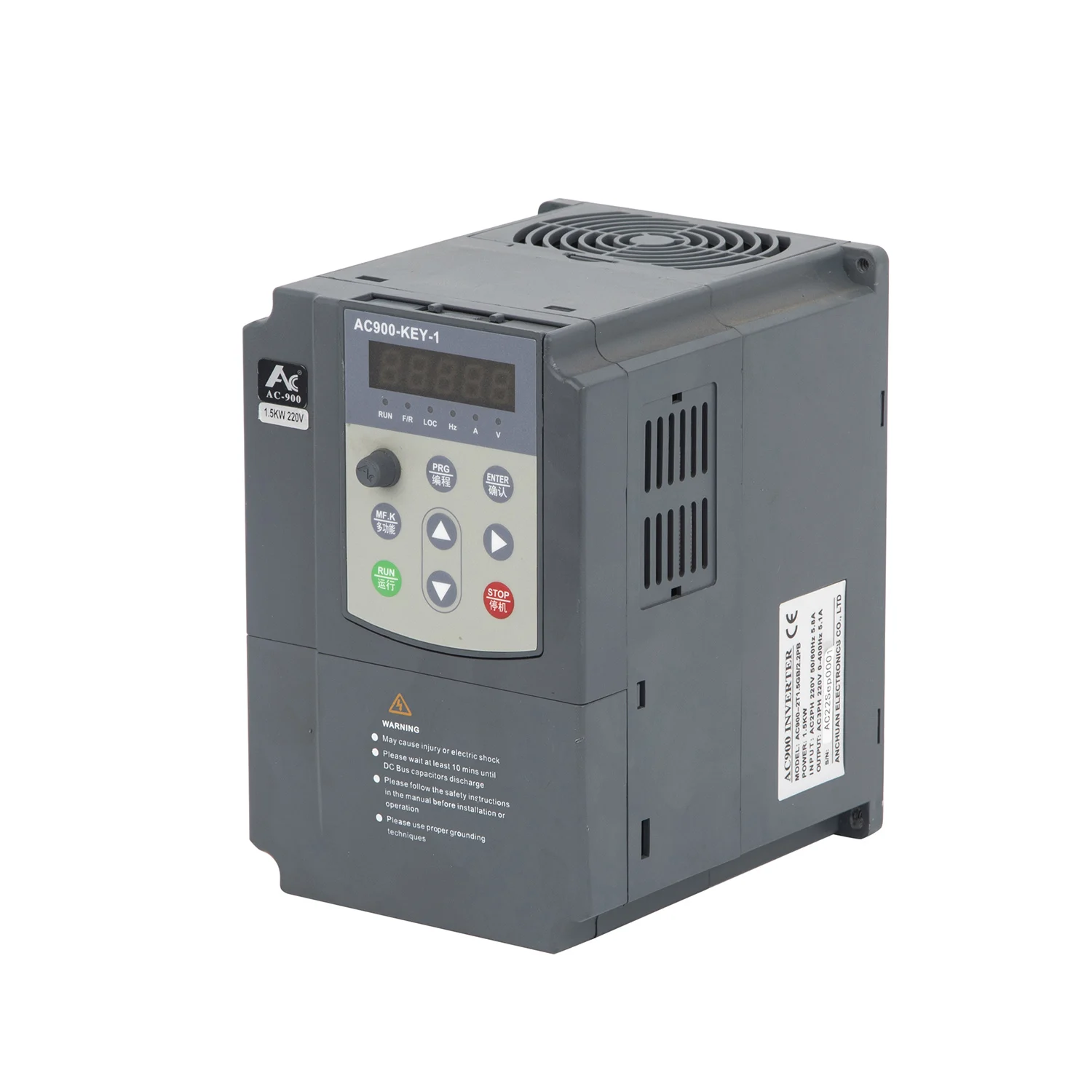 Anchuan  Frequency inverter AC900 Series 1.5KW VFD Variable Frequency Converter vector control For motors