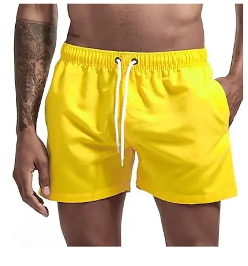 Swim Trunks Swim Shorts for Men Quick Dry Board Shorts Bathing Suit Breathable Drawstring With Pockets for Surfing Beach Summer