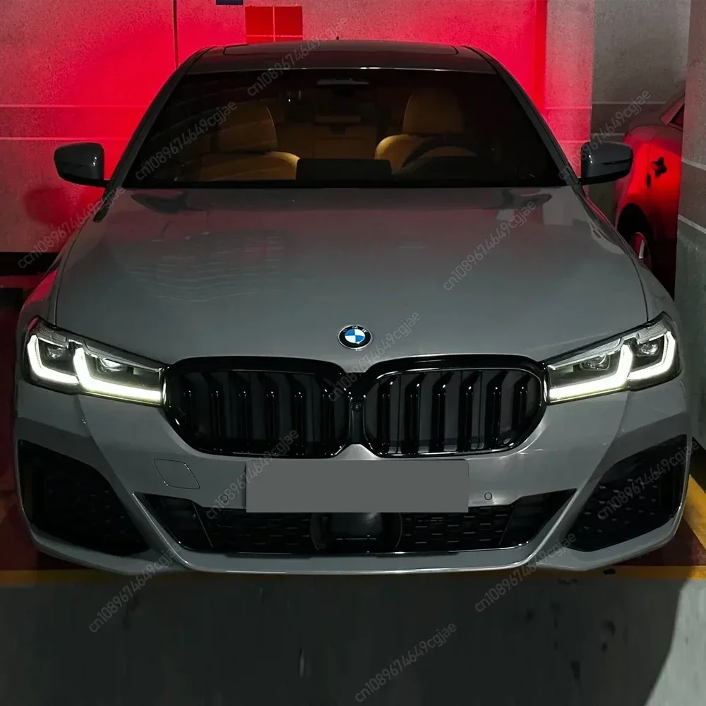 

Car Front Bumper Kidney Grill Grilles For BMW 5 Series G30 G31 F90(M5) LCI 2020 2021 2022 2023 ABS Black Bodykits Tuning