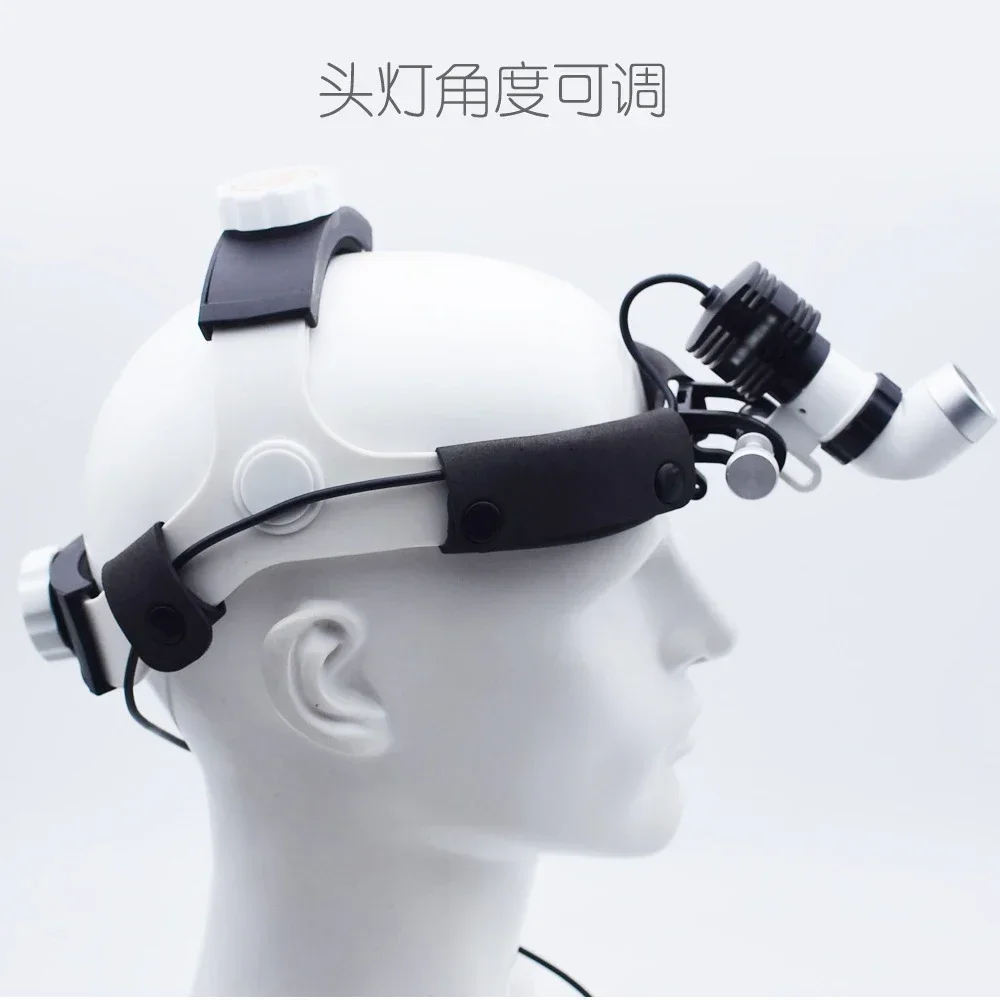 AmywellMED 5W LED كشاف أمامي لجراحة الأنف والأذن والحنجرة عن طريق الفم عالي الطاقة مصباح أمامي للفحص الجراحي العميق