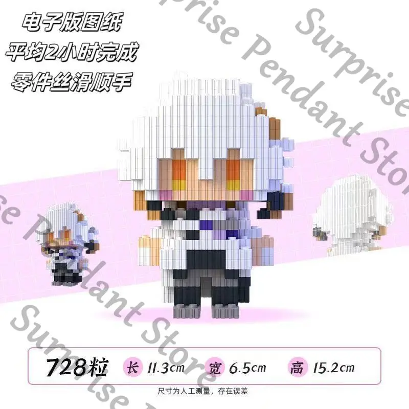 Reverse:1999 series Game ambitus Blok bangunan rakitan yang menggemaskan Elemen anime berbentuk persegi model buatan tangan hadiah ulang tahun