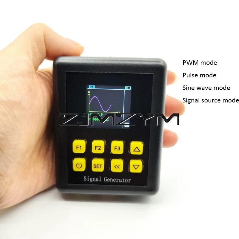 Adjustable Handheld Signal Generator, PWM Pulse, Rectangular Sine, Triangular Wave Source, 0/4-20mA,0/2-10V,PWM Pulse