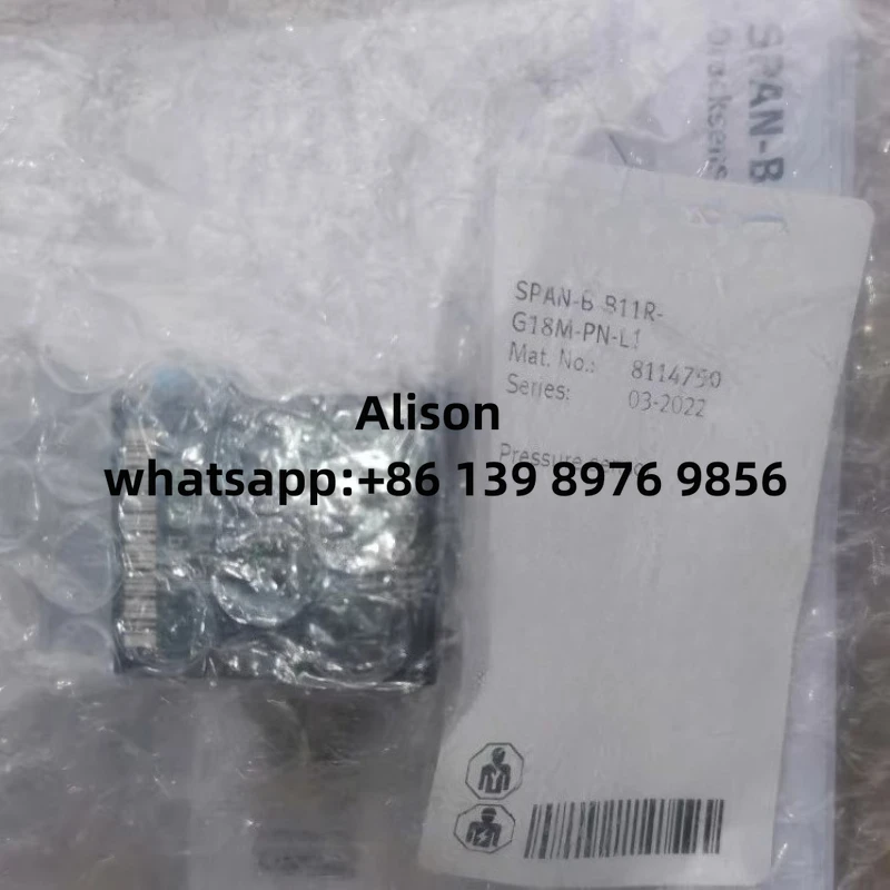 

Original pressure sensor SPAN-B-B11R-G18M-PN-L1 8114750 SPAN-B-B11R-G18M-PN-L1+2.5S 8114765