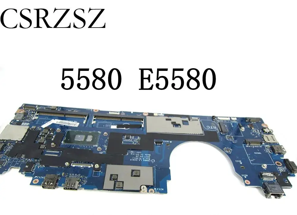 

For Dell Latitude 15 5580 E5580 Laptop Motherboard I5-6300U/ i5-6200u CPU CDM80 LA-E091P Mainboard