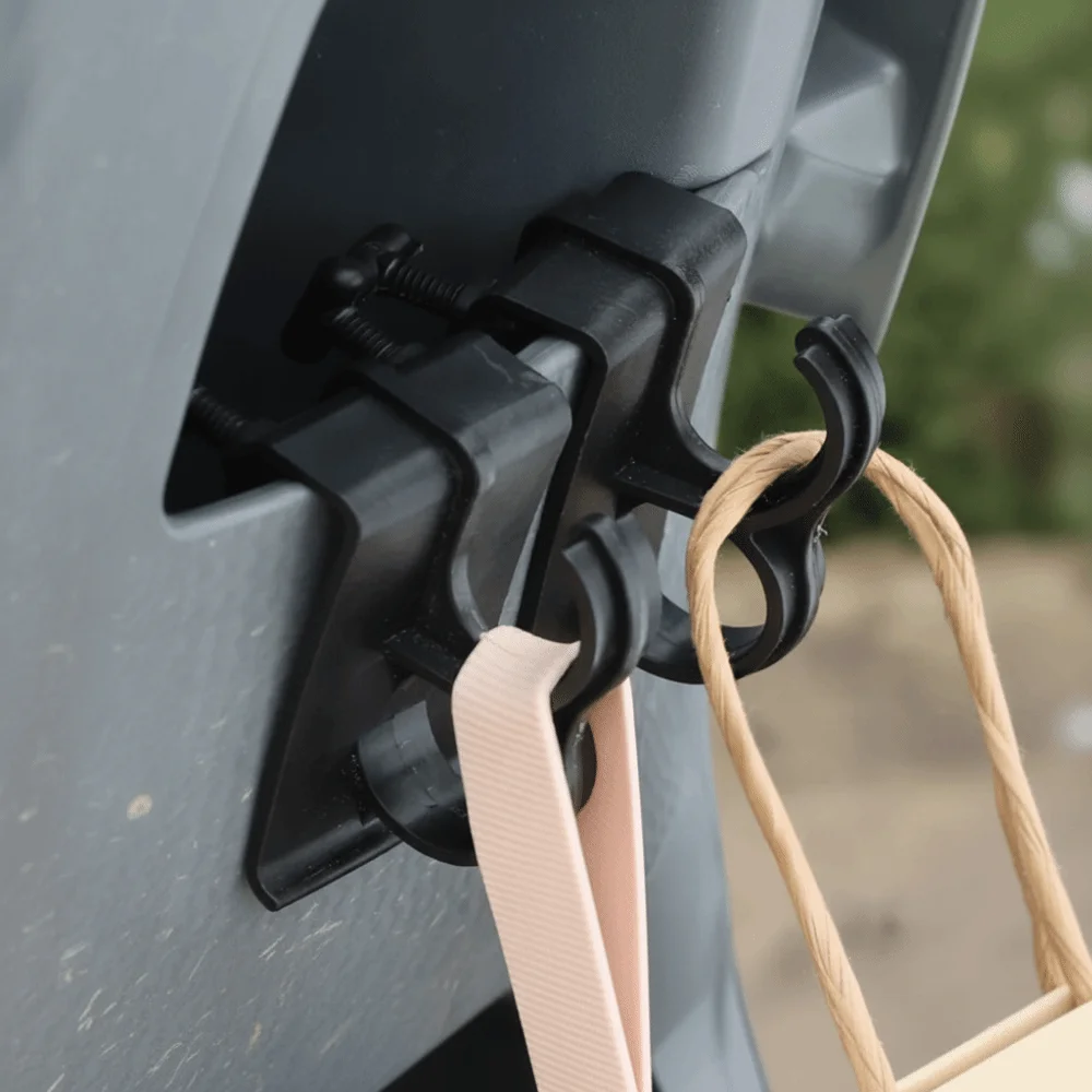 Rigid Structure Motorcycle Storage Hook Easy Install Heavy Duty Motorcycle Suspension Bracket Non-Perforated Bracket Base