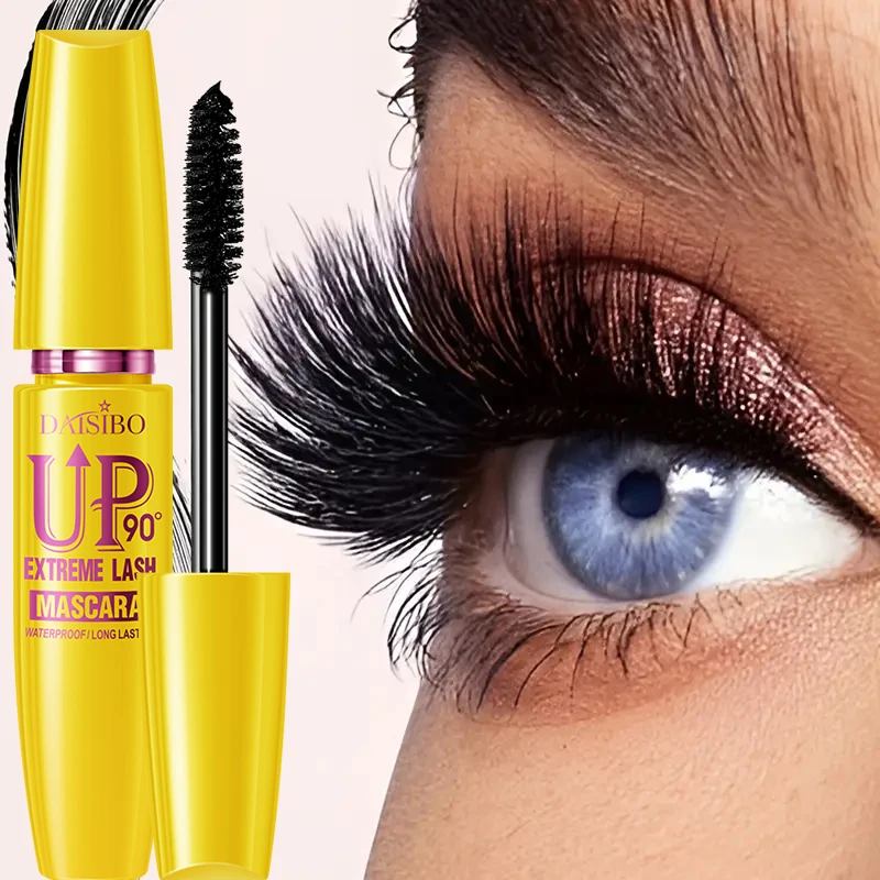 عين مقاومة للماء سوداء - تركيبة ألياف سائلة تدوم للغاية، 360 درجة ° فرشاة حلزونية، مناسبة لجميع أنواع البشرة #1