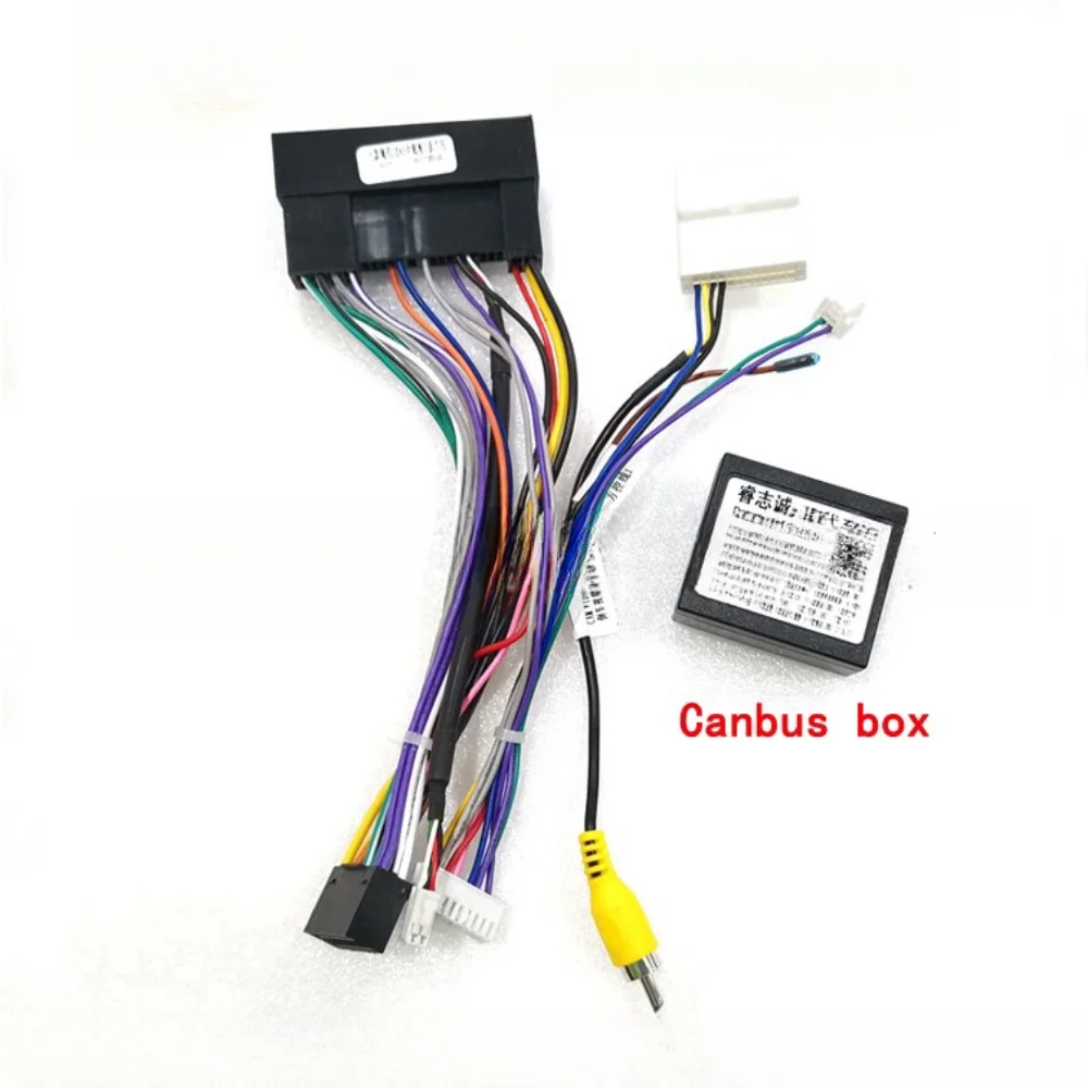 16 PIn Wiring Harness CANBUS For Hyundai, Kia 2010+ IX35 09-15,Tucson 15 -18,Sorento 14-22, Sorento Prime 14-20 Support Camera