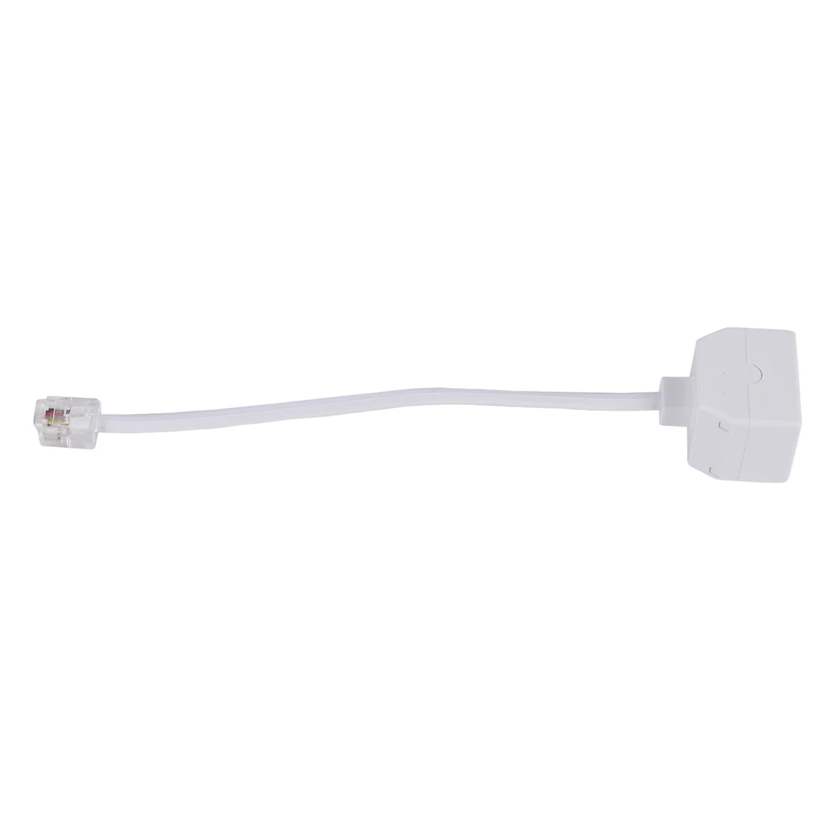 

adapterRJ11 6P4C phone splitter 1 male 2 female - white