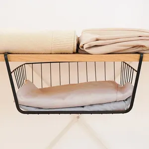 Eisenhän den Korb ohne Küchenbohrung, Bad, Lagerregal, 1PC 10 Hauptverkäufe externe Eisentüren - №8