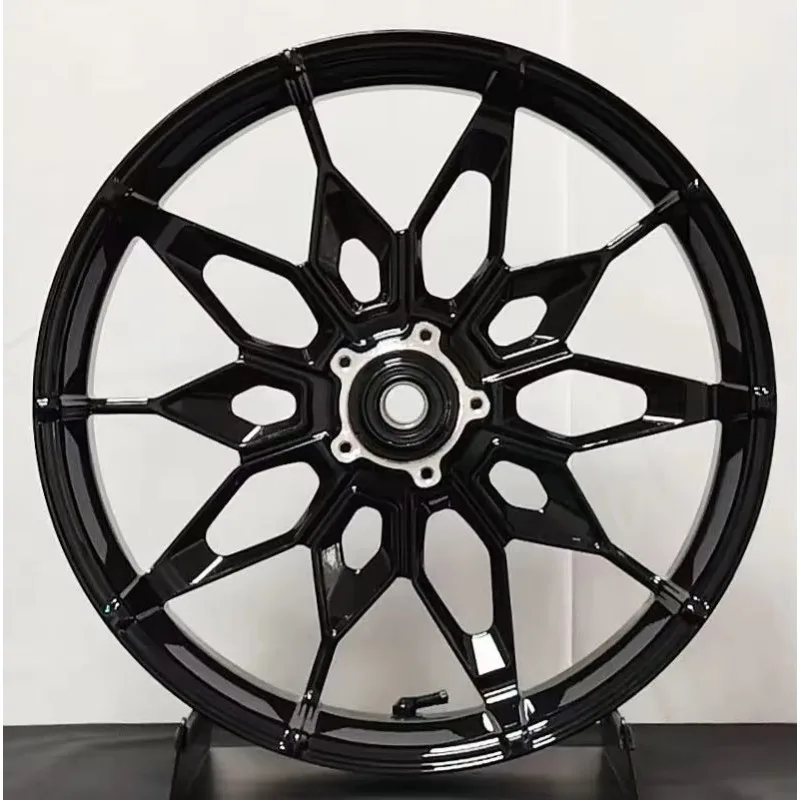 High Quality New Aluminum Alloy Color Anodized Forged Supermoto Wheel Set ISO 9001 Certified for Retrofit/Upgrade Motorcycles