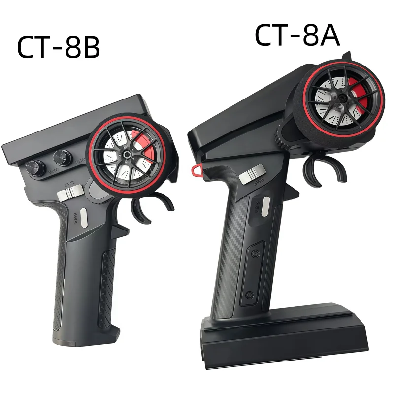 HOTRC CT-8A/CT-8Bplastic wheel 8-Channel 2.4G Remote Control Receiver for Car Ship Model Gun Control Drift Car radio controller